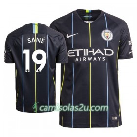 Camisolas de Futebol Manchester City Sane 19 Equipamento Alternativa 2018/19 Manga Curta